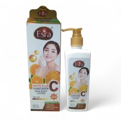 Esra White Plus Sunscreen Body Lotion – Vitamin C Gluta White