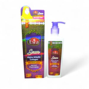 🟣 Esra Serum Alpha Arbutin Collagen Skin Body Lotion (200ml) – INSTANT FAIRNESS 🟣