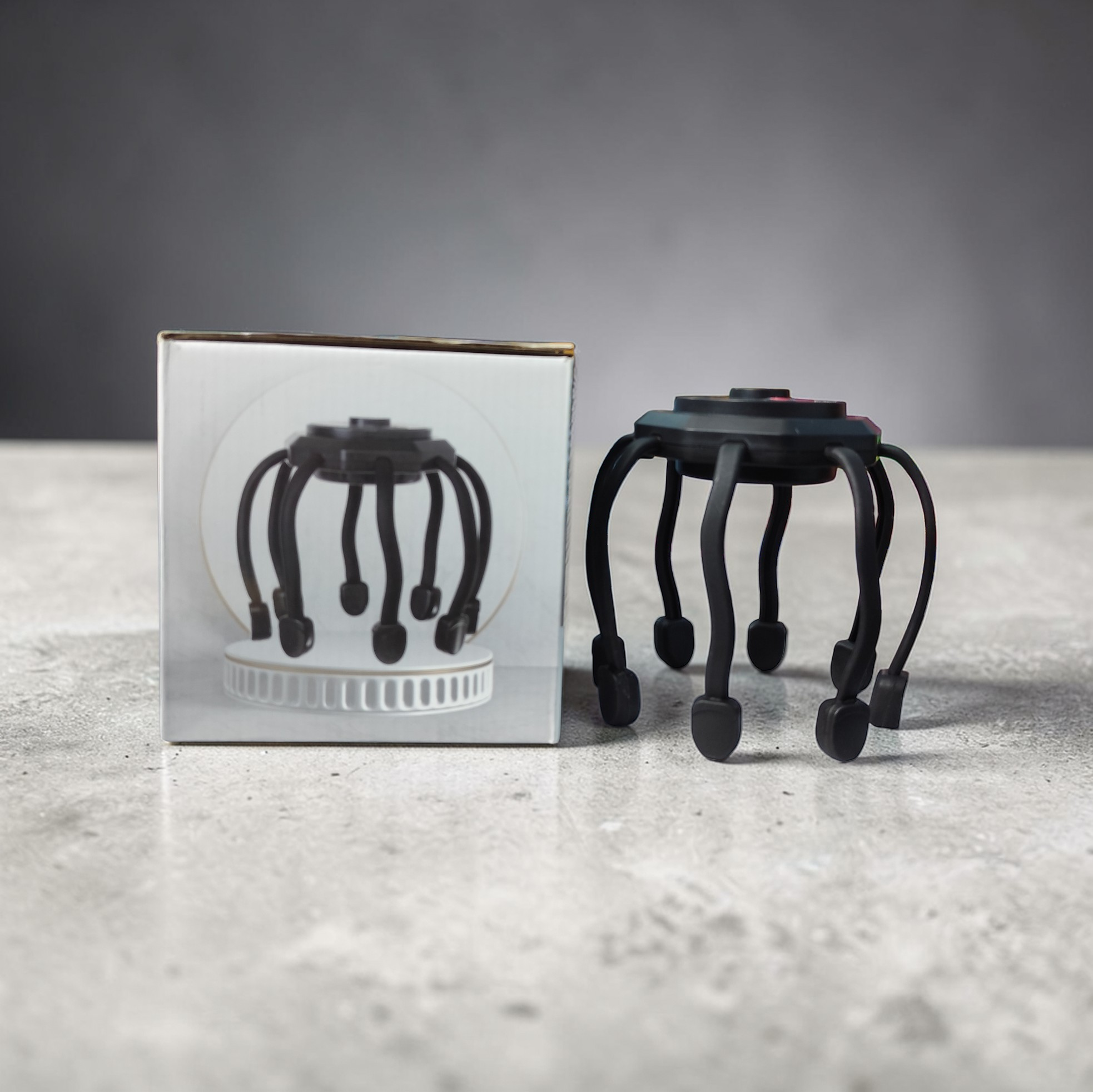 Electric Head Massager Vibration Head Scratcher Octopus Scalp Massage with 3 Modes for Stress Relax Migraine Relief Deep Sleep - Image 3