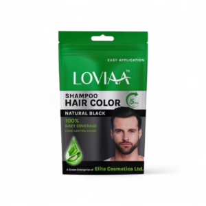 LOVIAA Shampoo Hair Color – Natural Black