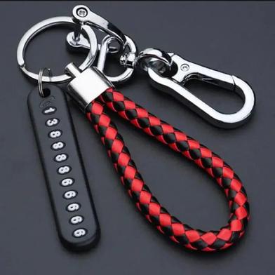 Anti Lost Phone Number Key Ring Keychain for Car and Motorbike