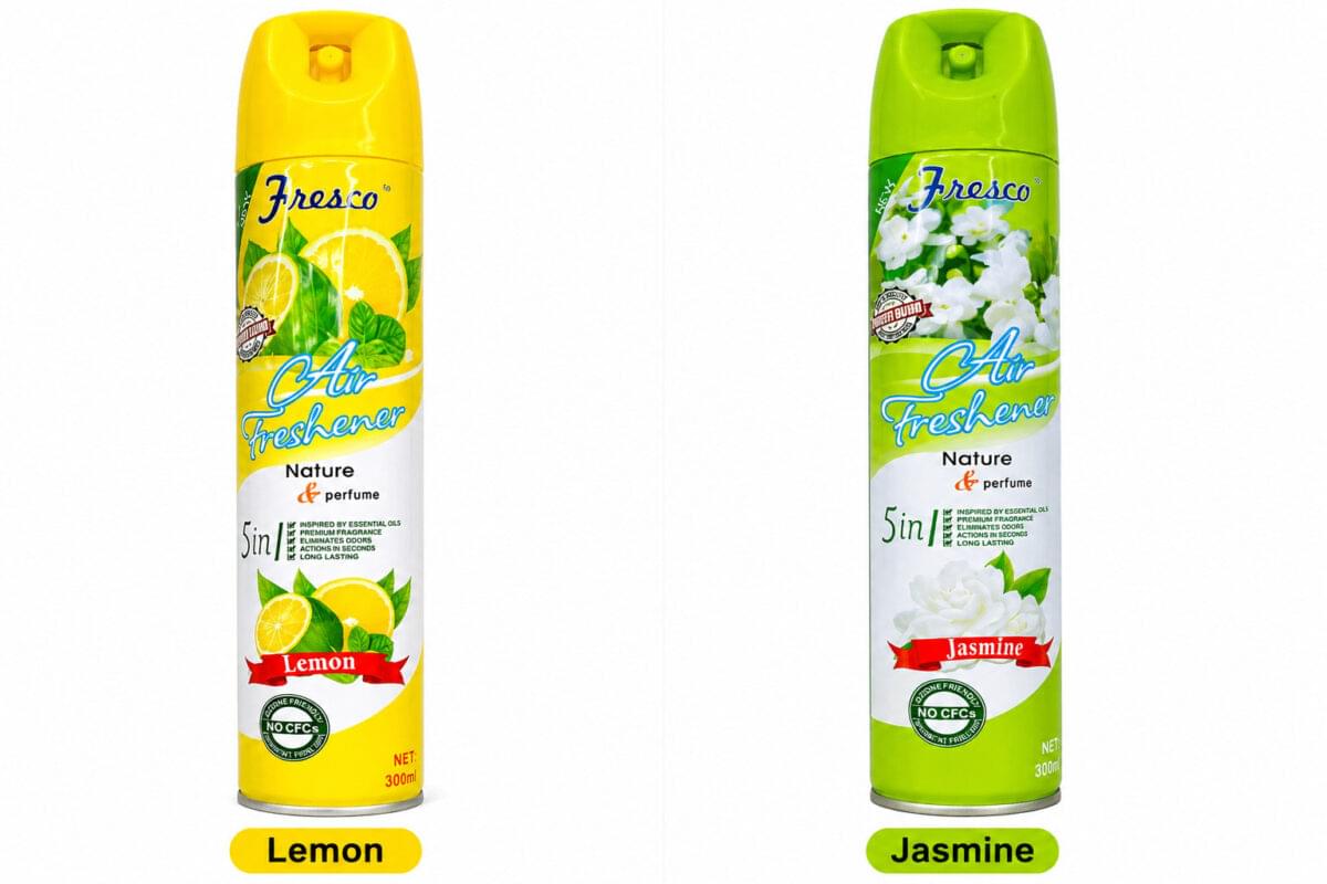 Air Freshener Lemon & Jasmine 300ml | Long Lasting 5 in 1 Room Spray - Image 3